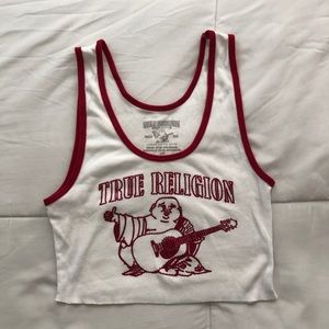 True Religion cropped tank